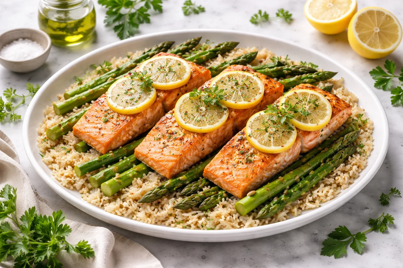 30-Minute Salmon and Rice Recipe That's Full of Flavor