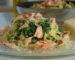 Pasta with flaked salmon, spinach and Parmesan, the kind of quick dinner these canned salmon recipes make