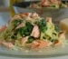 Pasta with flaked salmon, spinach and Parmesan, the kind of quick dinner these canned salmon recipes make