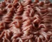 How to tell if ground beef is bad: close-up of fresh raw ground beef with a pink-red color